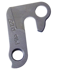 Hak ramy aluminiowy srebrny D127B 