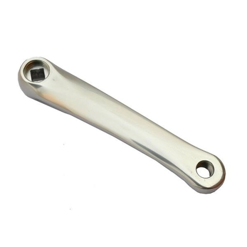 KORBA LEWA KWADRAT ALU MTB 170mm (SREBRNY)