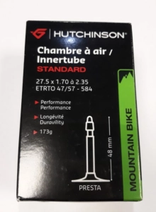 DĘTKA 27,5 x 1.7 - 2.35  HUTCHINSON 48mm FV-Sport