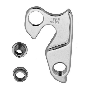 Hak ramy aluminiowy P srebrny DP-17