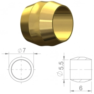 OLIWKA PRZEW.HYDR. MIEDŻ 5,5mm DO HAYES