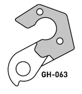 Hak ramy aluminiowy srebrny  GH-063 753