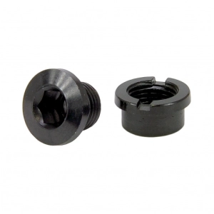 Śruba mocowania tarszy Alu M8 x 0.75 x 6mm Czarna