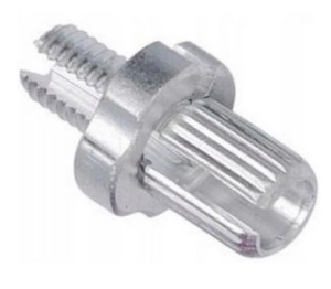 Śruba regulacja klamki hamulca M7 X16 mm( mała) Sr