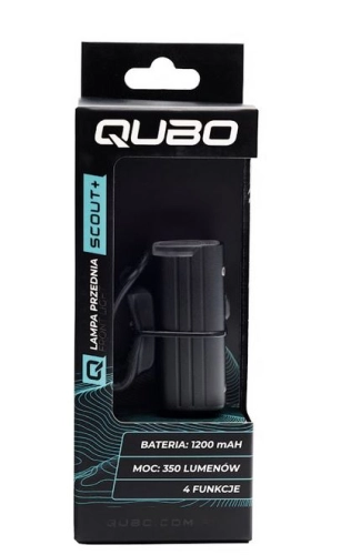 LAMPA PRZÓD QUBO SCOUT+  USB
