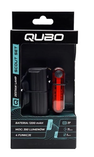 ZESTAW LAMP QUBO SCOUT SET USB 